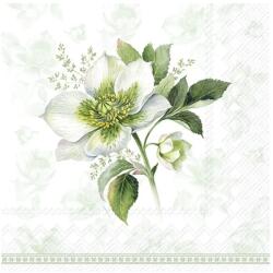 Ihr CLASSIC CHRISTMAS ROSE papírszalvéta csomag 33x33cm, Zöld (L1084520)