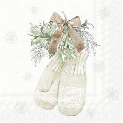Ihr SIMPLE SEASON GLOVES papírszalvéta csomag 33x33cm, Krém (L1019160)