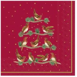 Ihr LET'S SING TOGETHER papírszalvéta csomag 25x25cm, Piros (C1056010)