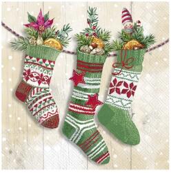 Ihr KNIT SOCKS papírszalvéta csomag 33x33cm, Krém (L1025860)