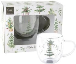 IHR FESTIVE HOLIDAYS dupla falú bögre 0, 25l, Zöld (GB1086620)