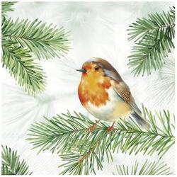 Ihr CHARMING ROBIN papírszalvéta csomag 33x33cm, Zöld (L1087120)