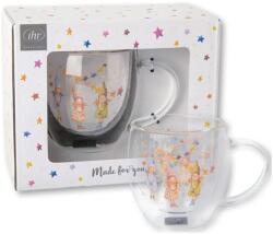 IHR HANDMADE DOLLS dupla falú bögre 0, 25l, Barackszín (GB1055157)