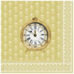 Ihr GOLDEN CLOCK papírszalvéta csomag 33x33cm, Krém (L1062569)