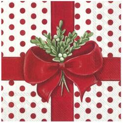 Ihr A PRESENT FOR YOU papírszalvéta csomag 33x33cm, Fehér (L787291)
