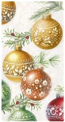 Ihr CHRISTMAS BUBBLES papírszalvéta csomag 33x42cm, Krém (BF1088360)