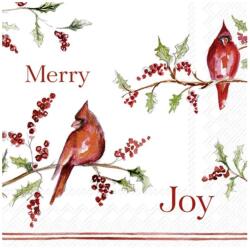 Ihr CHRISTMAS CARDINAL papírszalvéta csomag 33x33cm (L1060300)