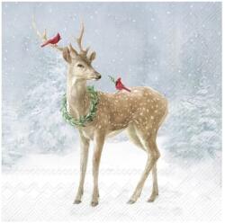 Ihr DEER IN SNOW papírszalvéta csomag 33x33cm (L1084040)
