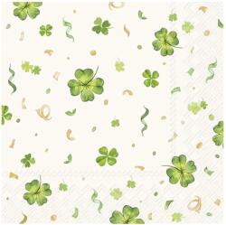 Ihr LUCKY CLOVER papírszalvéta csomag 33x33cm, Krém (L1092960)
