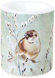 IHR WINTER MELODY gyertya 9x10, 5cm, Kék (CKM1085545)