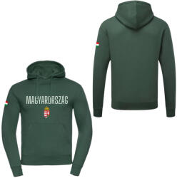  Magyarország pulóver felnőtt kapucnis zöld 4XL