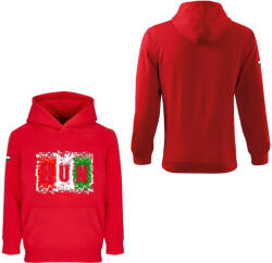  Magyarország pulóver felnőtt kapucnis piros Vibe 4XL