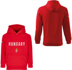  Magyarország pulóver felnőtt kapucnis HUNGARY piros 4XL