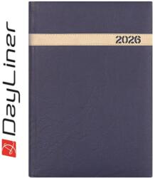 Dayliner Határidőnapló The Boss A5 napi, fehér lapokkal kék Dayliner 2027