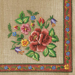 POL-MAK Hímzés Roses Mountain szalvéta 20 db-os 33x33 cm (PKK057869)