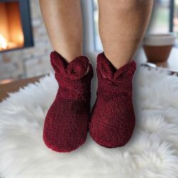 Aura Via Gyerek MAMUSZ csúszásgátlós gumi talprésszel Bordó, 32-35 100890