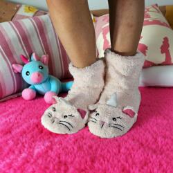 Aura Via Gyerek UNIKORNISOS mamusz csúszásgátlós talprésszel Púder, 28-31 100907