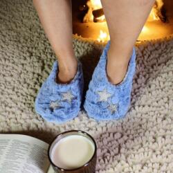 Aura Via Lány mamusz csúszásgátlós puha talprésszel Babakék, 28-31 100922