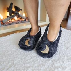 Aura Via Lány mamusz csúszásgátlós puha talprésszel Grafit, 28-31 100926