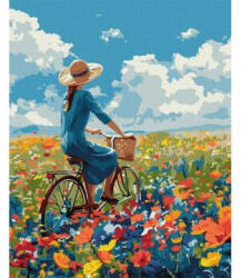 Ideyka Ideyka: Festés számok szerint, Út a virágok közt 40 x 50 cm