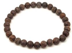R. M. ékszer Bronzit matt ásvány karkötő golyós 6mm (060218)
