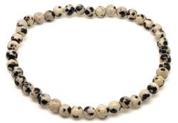 R. M. ékszer Jáspis dalmata ásvány karkötő golyós 4mm (060193)