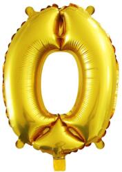  Arany színű szám fólia lufi - 0