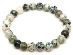 R. M. ékszer Achát fa ásvány karkötő golyós 8mm (060133)