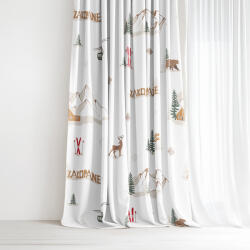 Goldea karácsonyi pamut drapéria - zakopane 140x150 cm