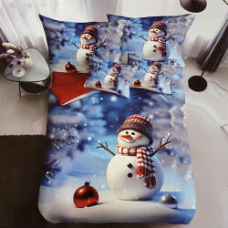 idealisotthon Karácsonyi 6 részes ágyneműhuzat - kacagó hóember (IO-SY-BL-CHR-KC-6-06-01)