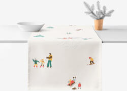 Goldea pamut asztali futó - téli örömök 50x120 cm