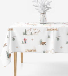 Goldea szögletes terítő 100% pamutvászon - zakopane 140 x 220 cm