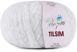  TILSIM csillogós fonal, 50g - szürkés fehér 362-01
