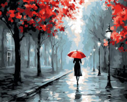 Alkotásutca Őszi magány - Számfestő készlet kereten 40x50