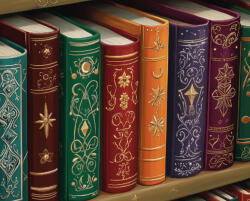 Alkotásutca Ősi könyvek - Számfestő készlet kereten 40x50