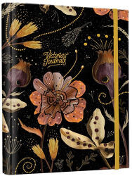 Bruno Visconti Tervező Bruno Visconti, pontozott, elválasztókkal, 17x23cm, fekete, virágos (123-0145)