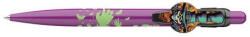ICO Golyóstoll, 0, 8 mm, nyomógombos, lila mintás tolltest, ICO "Halloween", kék (9010193002) - iroszer24