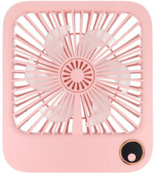  Desk fan with adjustable stand W30 pink (5903396371561)