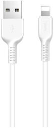  Cable USB A to Lightning Hoco 1 m X13 white (6957531061151)