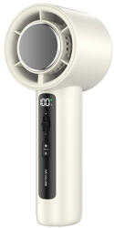 Portable fan with digital display LLD-F88 white (5903396371776)