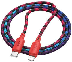 Cable USB C to Lightning Hoco PD 27W 1 m X116 gradient red (6942007650762)