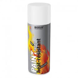 Biodur Vopsea rezistenta la temperatura spray alb