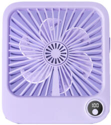  Desk fan with adjustable stand W30 purple (5903396371738)