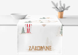 Goldea napron de masă 100% bumbac - zakopane 50x180 cm Fata de masa