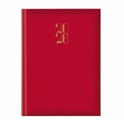 ARTILUX Agenda datata saptamanal A4 Artilux, hartie ivory, coperta rosie (EJ261101)