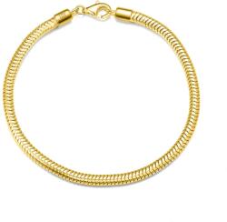 BeSpecial Bratara sarpe argint 925 placata cu aur 14K, 19 cm, 3 mm, UNISEX (BRR134)