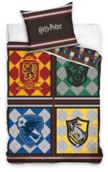  Harry Potter ágyneműhuzat - Roxforti házak (barna) (HP213013)