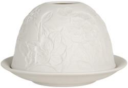 Clayre & Eef Candela portelan alb Ø 12x8 cm (6CE2209)