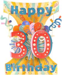 Santoro 3D картичка Santoro Swing - Happy 30 Birthday (SC235)
