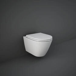 RAK Capac Wc cu soft close si quick release, Feeling, alb mat, RAK (RSTSC3901500) - foglia